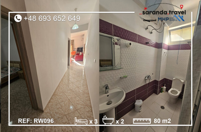 Apartament z widokiem na morze 80m2 Nr.Ref:RW096