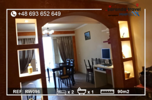 Apartament 2+1 o pow 90m2 z widokiem na morze Nr.Ref.RW096