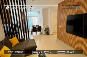 Luksusowy apartament 1+1 z balkonem Nr.Ref: RW109