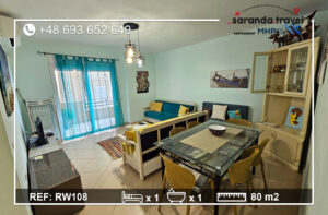 Umeblowany apartament 2+1 z balkonem Nr.Ref: RW108