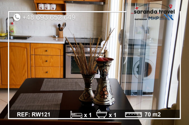 Apartament z balkonem w spokojnej lokalizacji, 1+1 60m2  Nr.Ref:RW117