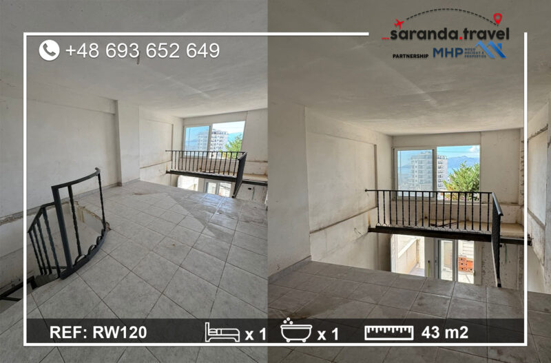 Studio z widokiem na morze, 1+1 43m2  Nr.Ref:RW120