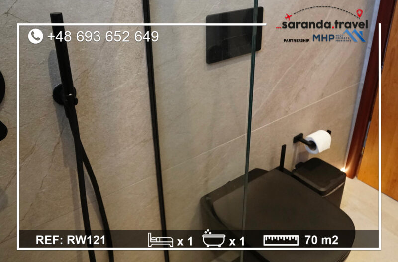 Apartament z balkonem i widokiem w spokojnej lokalizacji, 1+1 70m2  Nr.Ref:RW118