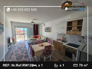 Apartament z widokiem na morze, 1+1 43m2  Nr.Ref:RW120