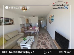 Apartament z widokiem na morze, 1+1 43m2  Nr.Ref:RW120