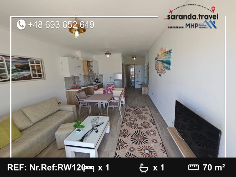 Apartament z widokiem na morze, 1+1 43m2  Nr.Ref:RW120
