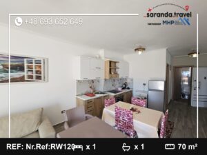 Apartament z widokiem na morze, 1+1 43m2  Nr.Ref:RW120