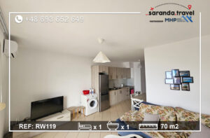 Apartament z balkonem i widokiem w spokojnej lokalizacji, 1+1 m2  Nr.Ref:RW119