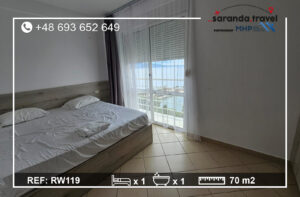 Apartament z balkonem i widokiem w spokojnej lokalizacji, 1+1 m2  Nr.Ref:RW119