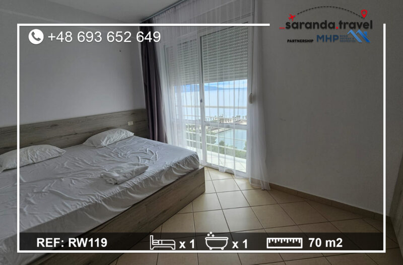 Apartament z balkonem i widokiem w spokojnej lokalizacji, 1+1 m2  Nr.Ref:RW119