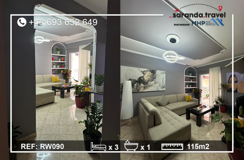 Przestronny Apartament 3+1, piąta ulica 115m2  Nr.Ref.RW090
