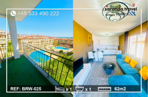 Apartament Św.Wlas 1+1  62m2   Nr.BRW-025