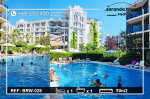 Apartament 1+1 Słoneczny Brzeg 70m2 Okazja! BRW-28