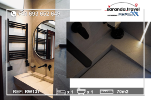 🏝️ Apartament na sprzedaż Saranda 70 m² | widok na morze | gotowy do zamieszkania | inwestycja pod wynajem. Nr.Ref:RW131