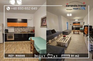 Nowe mieszkanie w Sarandzie AP04P5 74m2 Nr.Ref:RP056