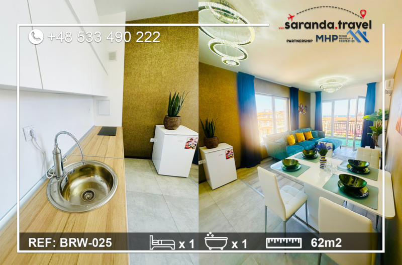 Apartament Św.Wlas 1+1  62m2   Nr.BRW-025