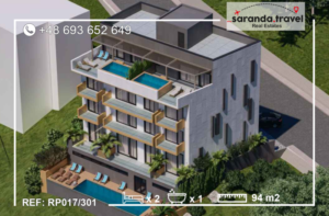 SHITJESH Apartament piętro 3. Widok na morze, nowe budownictwo 2+1     Nr.Ref:017/301