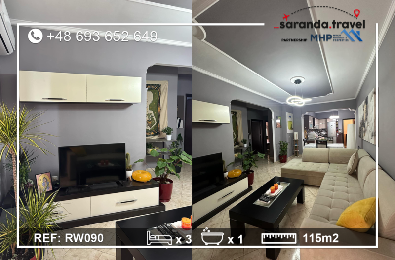 Przestronny Apartament 3+1, piąta ulica 115m2  Nr.Ref.RW090