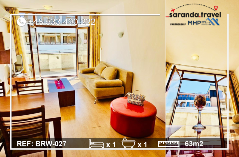 Apartament 63m2 1+1 Blisko plaży! BRW-27