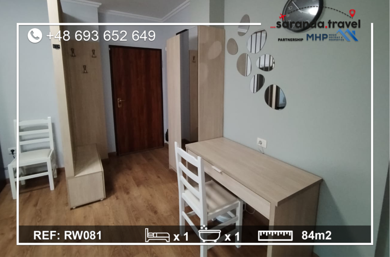 Apartament 1+1    84m2     Nr.Ref: RW081