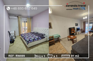 Nowe mieszkanie w Sarandzie AP04P5 74m2 Nr.Ref:RP056