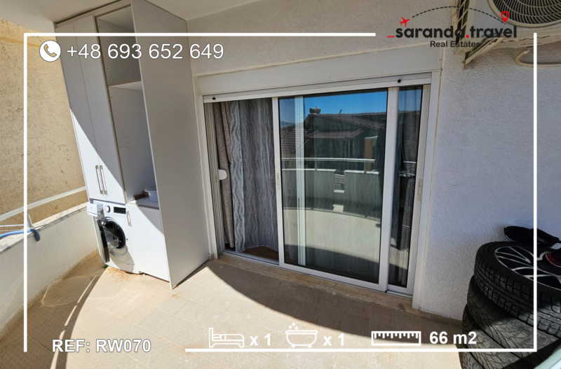 Apartament z widokiem na morze 1+1    66m2      Nr.Ref:RW070