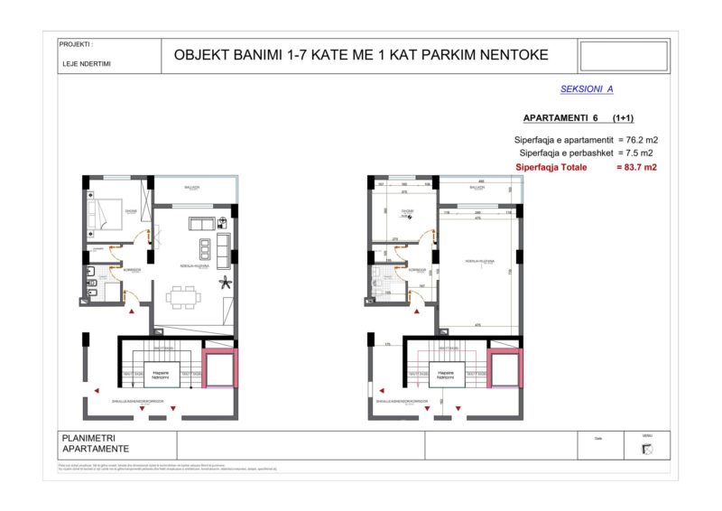 Apartamenty Orion Rynek Pierwotny  Saranda Nr.Ref.RP010