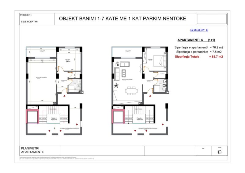 Apartamenty Orion Rynek Pierwotny  Saranda Nr.Ref.RP010
