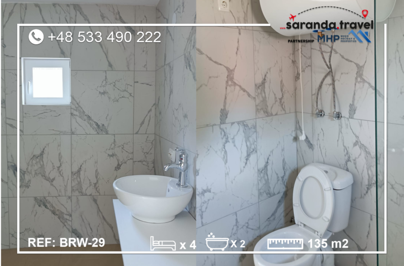 Dom jednorodzinny 135m2, działka 900 m2 Okazja! BRW-29