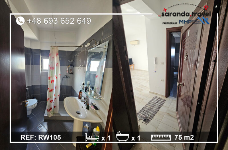 Nowe mieszkanie w Sarandzie AP04P5 74m2 Nr.Ref:RP056