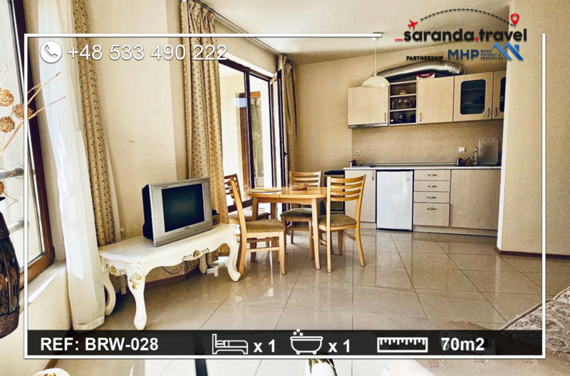 Apartament 1+1 Słoneczny Brzeg 70m2 Okazja! BRW-28