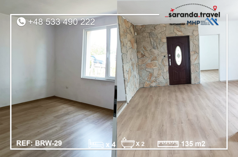 Dom jednorodzinny 135m2, działka 900 m2 Okazja! BRW-29