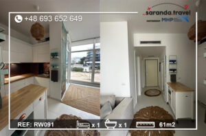 Nowe mieszkanie w Sarandzie AP04P5 74m2 Nr.Ref:RP056