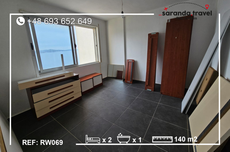 Apartament z Wspaniałym Widokiem na Morze w Centrum Sarandy  140m2  Nr.Ref:RW069