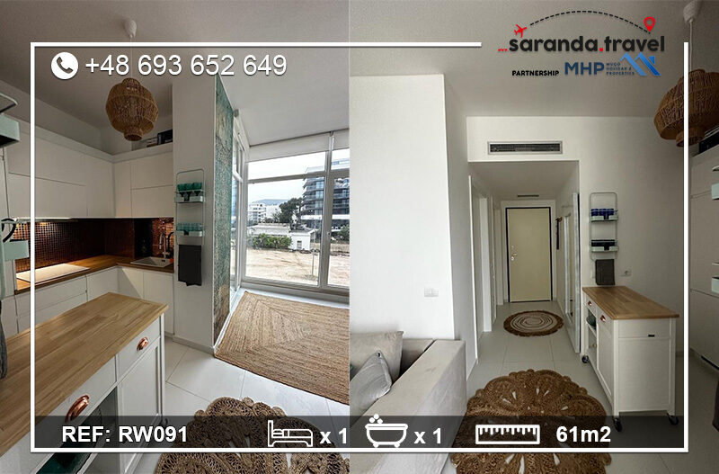 Nowe mieszkanie w Sarandzie AP04P5 74m2 Nr.Ref:RP056