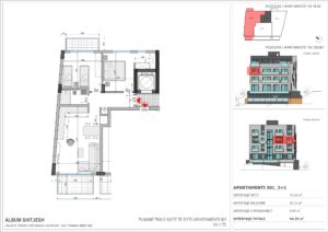 SHITJESH Apartament piętro 3. Widok na morze, nowe budownictwo 2+1     Nr.Ref:017/301
