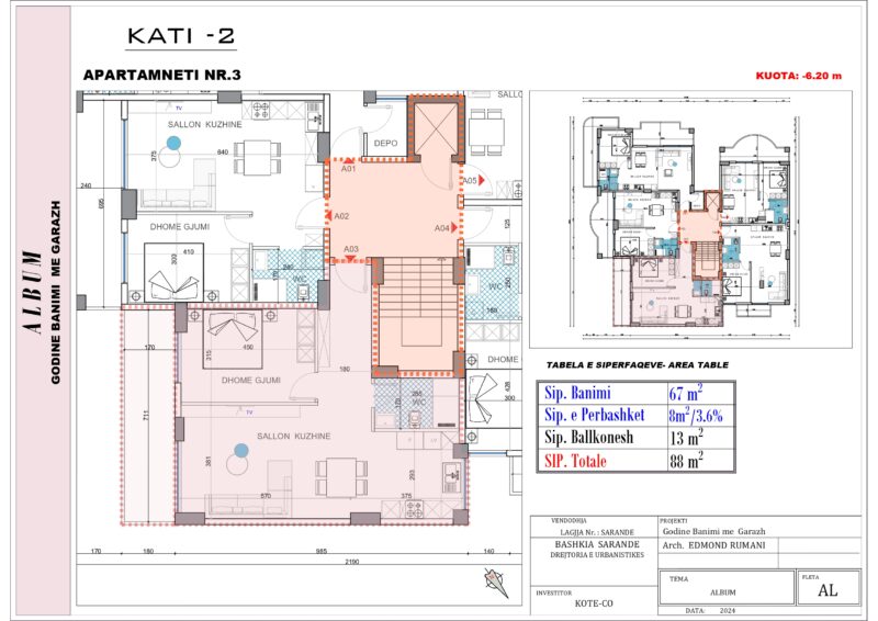 River Project nowy budynek Nr.Ref:RP 024 Pierwsza linia, widok na morze
