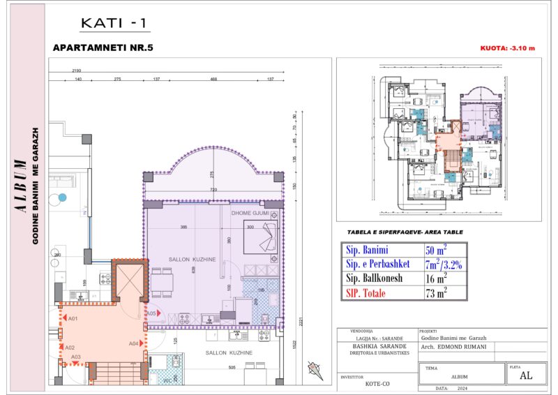 River Project nowy budynek Nr.Ref:RP 024 Pierwsza linia, widok na morze