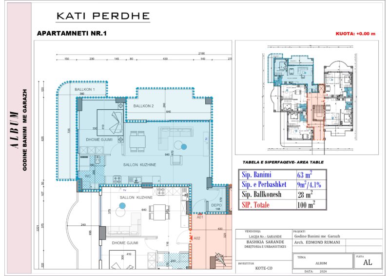 River Project nowy budynek Nr.Ref:RP 024 Pierwsza linia, widok na morze