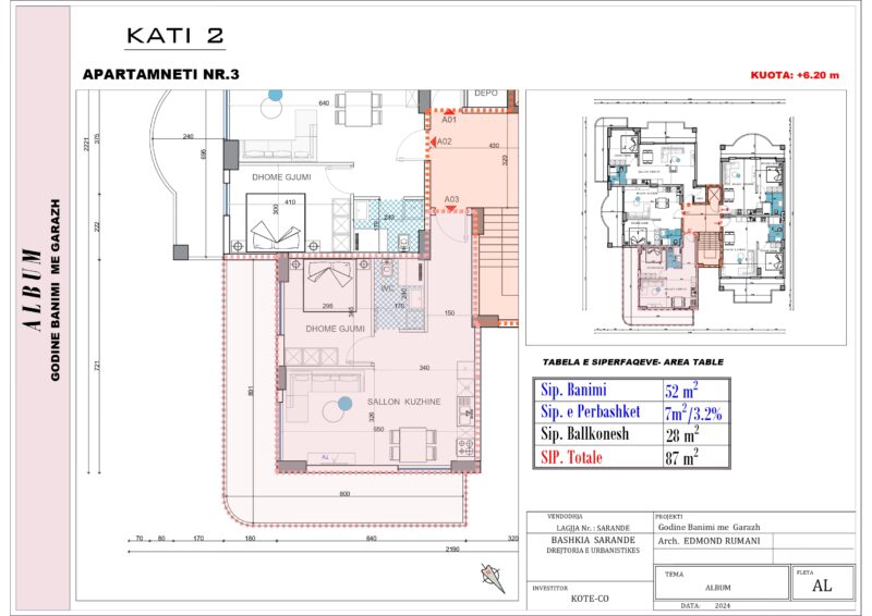 River Project nowy budynek Nr.Ref:RP 024 Pierwsza linia, widok na morze