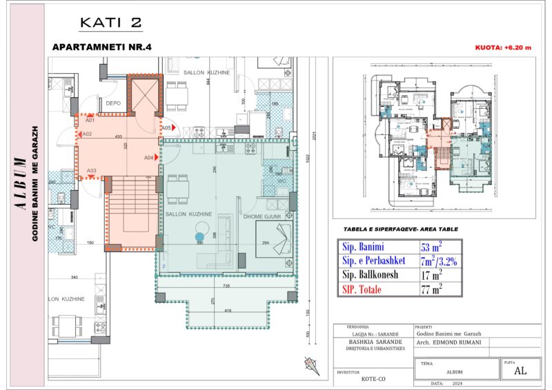 River Project nowy budynek Nr.Ref:RP 024 Pierwsza linia, widok na morze
