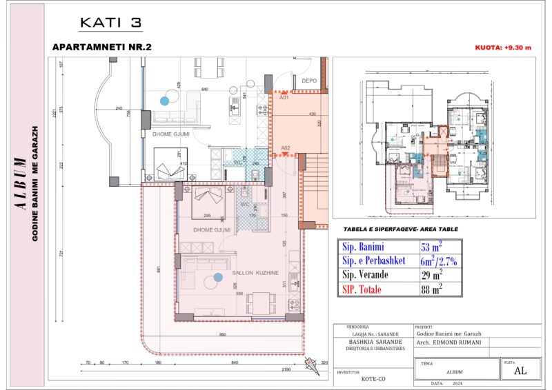 River Project nowy budynek Nr.Ref:RP 024 Pierwsza linia, widok na morze