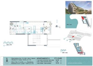 Apartament na sprzedaż Saranda 55,95 m² | Ionian Bay przy plaży | widok na morze | stan deweloperski Nr.Ref:RP059
