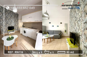 Ekskluzywny apartament, 1+1 53m2  Nr.Ref:RW116