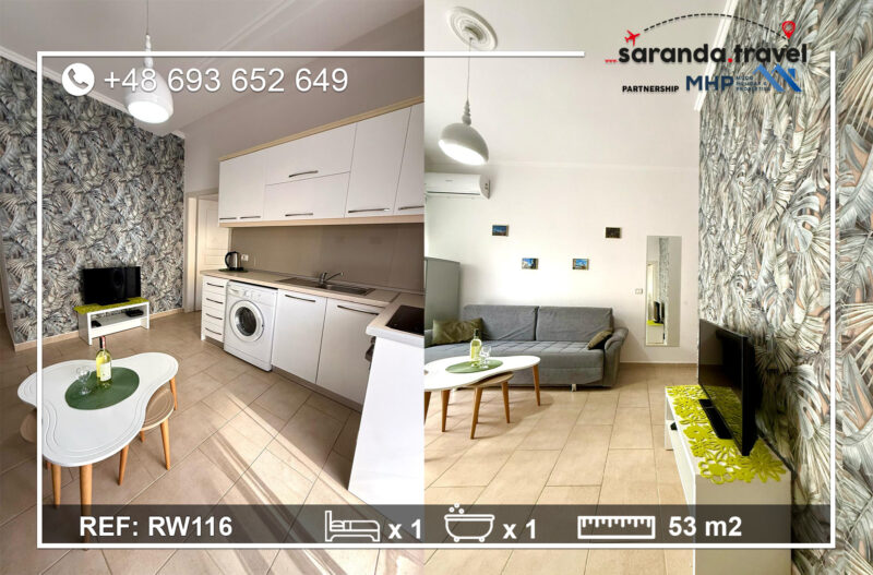 Ekskluzywny apartament, 1+1 53m2  Nr.Ref:RW116