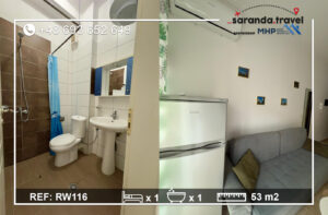 Ekskluzywny apartament, 1+1 53m2  Nr.Ref:RW116