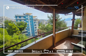 Apartament z bocznym widokiem na morze, 1+1 60m2 Nr.Ref:RW122