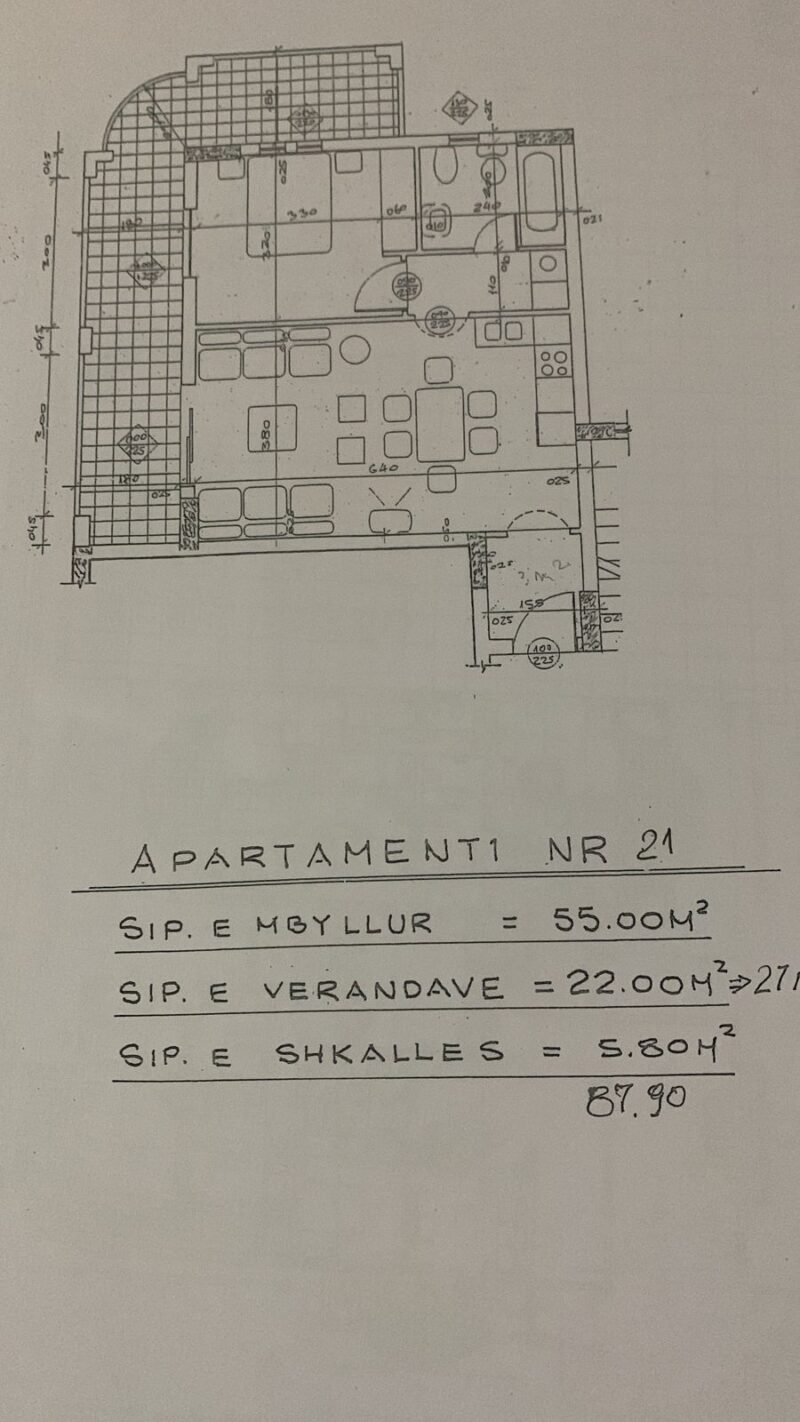 Apartament 1+1 87,9m2 Nr.Ref.RW047