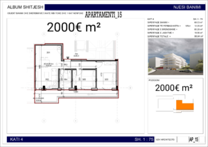 Nowe mieszkanie w Sarandzie AP04P5 74m2 Nr.Ref:RP056