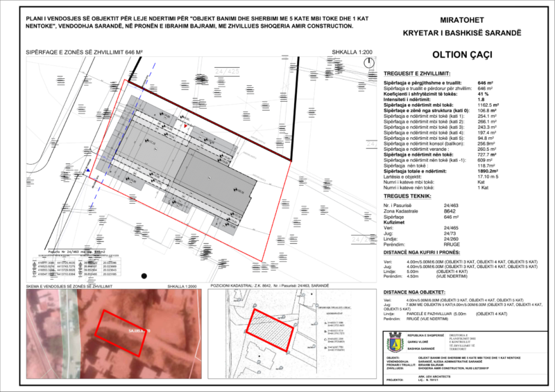 Nowe mieszkanie w Sarandzie AP04P5 74m2 Nr.Ref:RP056